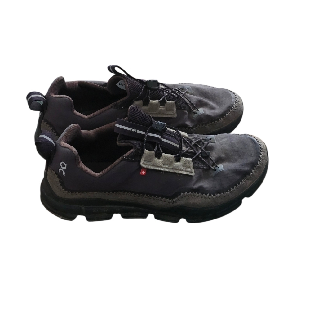On Running Men's Athletic Sneaker Shoes - Black and Gray Size 12